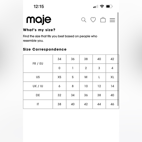 MAJE Paola Gris Denim Jeans size 4 - Picture 15 of 15